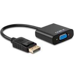 AISENS CONVERSOR DISPLAYPORT A SVGA DP/M - SVGA/H NEGRO 15CM
