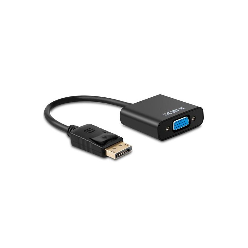 AISENS CONVERSOR DISPLAYPORT A SVGA DP/M - SVGA/H NEGRO 15CM