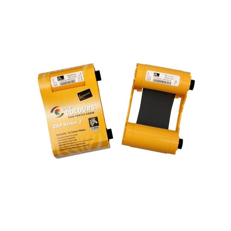 ZEBRA CINTA MONOCROMO NEGRO ZXP3 DATAMAX EX2, 1000 IMAGENES