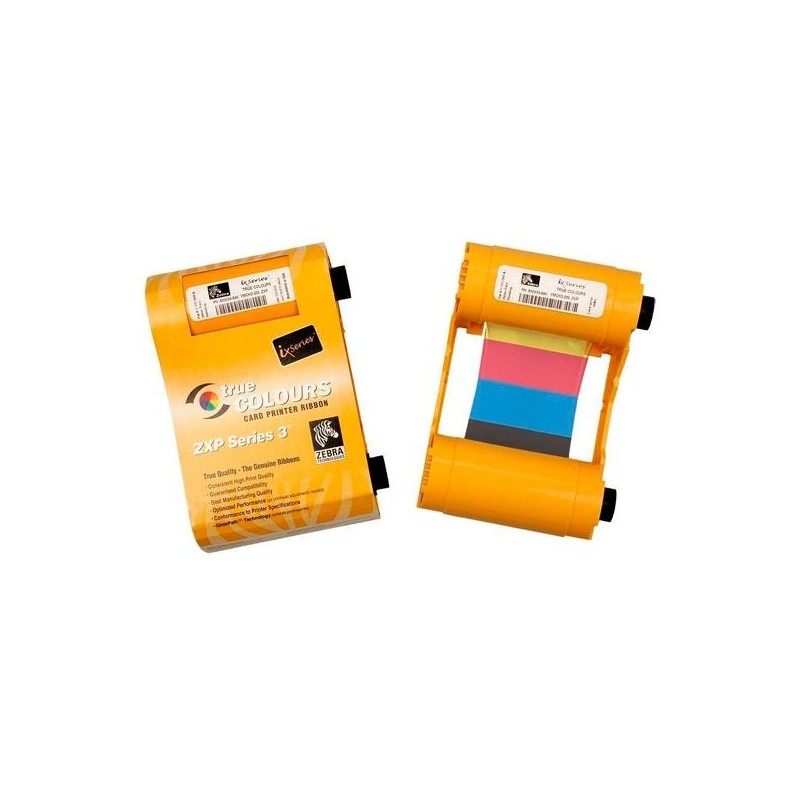 ZEBRA CINTA DE TRANSFERENCIA TÉRMICA OK/ BK / C / M / Y DOBLE CARA PARA IMPRESORAS ZXP3 Y DATAMAX EX2