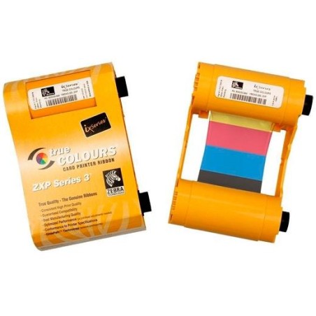 ZEBRA CINTA DE TRANSFERENCIA TÉRMICA OK/ BK / C / M / Y DOBLE CARA PARA IMPRESORAS ZXP3 Y DATAMAX EX2