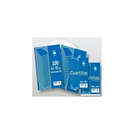 ZORRILLA PAPEL 100H TAURO A4 80GR LISO BLANCO EXTRA