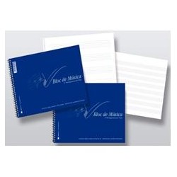 ZORRILLA BLOC DE MÚSICA ESPIRAL 20H 80GR 8 PENTAGRAMAS 4º CONTRATAPA DURA