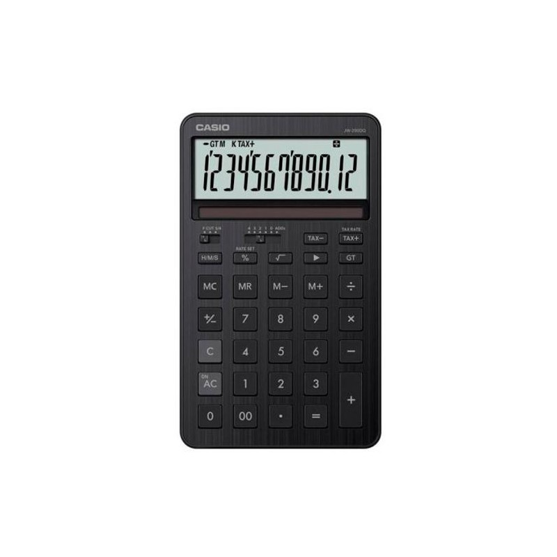 CASIO CALCULADORA DE OFICINA SOBREMESA 12 DÍGITOS NEGRO