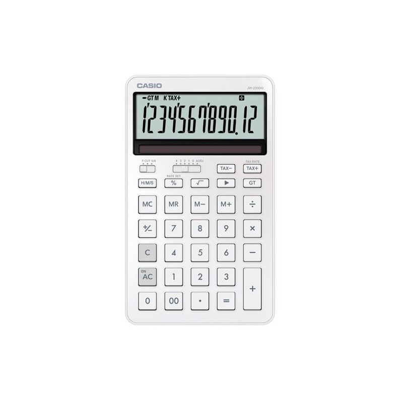 CASIO CALCULADORA DE OFICINA SOBREMESA 12 DÍGITOS BLANCO