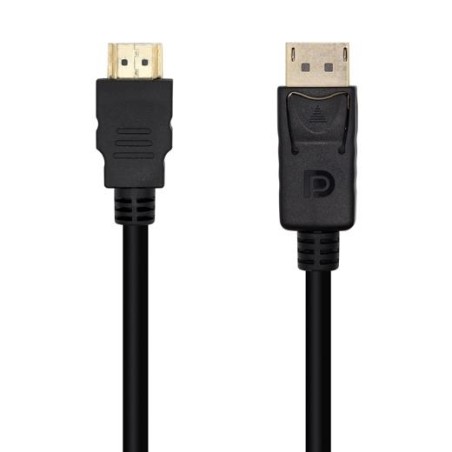 AISENS CABLE CONVERSOR DISPLAYPORT A HDMI DP/M - HDMI/M NEGRO 1,0M