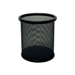 BISMARK PORTALÁPICES DE REJILLA REDONDO NEGRO