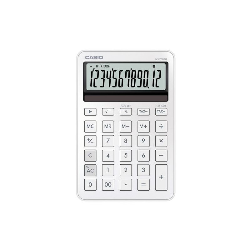 CASIO CALCULADORA DE OFICINA SOBREMESA 12 DÍGITOS BLANCO