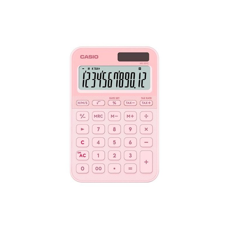 CASIO CALCULADORA DE OFICINA SOBREMESA NEGRO 12 DÍGITOS MS-20YC-LP