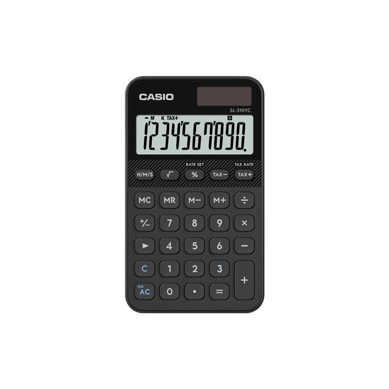 CASIO CALCULADORA DE OFICINA SL-310YC-BK 10 DÍGITOS NEGRO