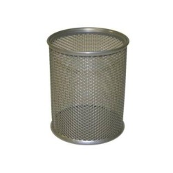 BISMARK PORTALÁPICES DE REJILLA REDONDO CROMADO