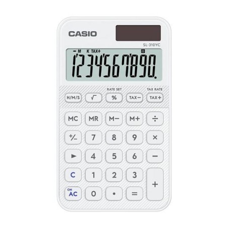 CASIO CALCULADORA DE OFICINA SL-310YC-WE 10 DÍGITOS BLANCO