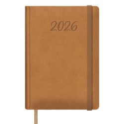 DOHE AGENDA ANUAL SAMBA 15X21CM DP CIERRE C/GOMA CÁMEL 2026