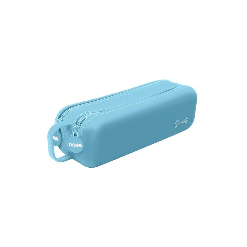 DOHE PORTATODO CUADRUPLE DE SILICONA SERENITY AZUL