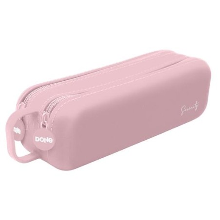 DOHE PORTATODO CUADRUPLE DE SILICONA SERENITY ROSA