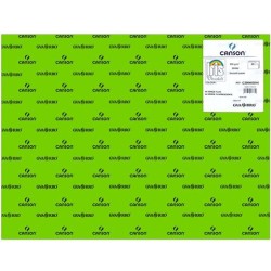 IRIS CARTULINA 50X65CM 250GR VERDE FLUOR -25U-