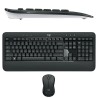 LOGITECH COMBO TECLADO + RATÓN MK540 INALÁMBRICO NEGRO