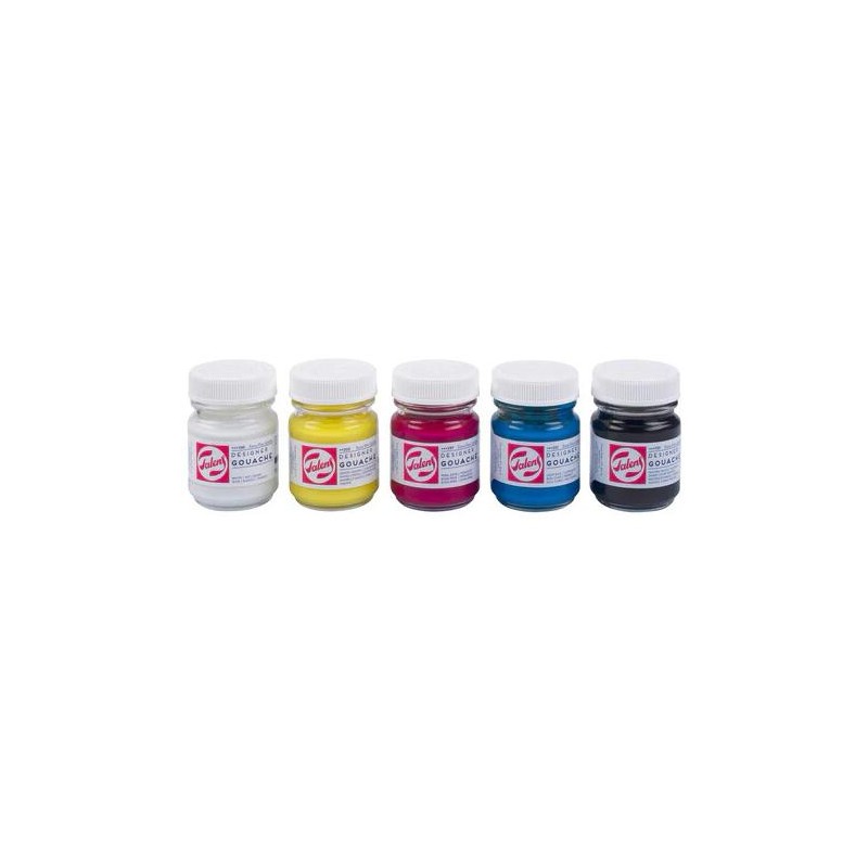 TALENS TÉMPERAS EXTRAFINAS BOTE 50 ML COLORES PRIMARIOS SET 5 UD