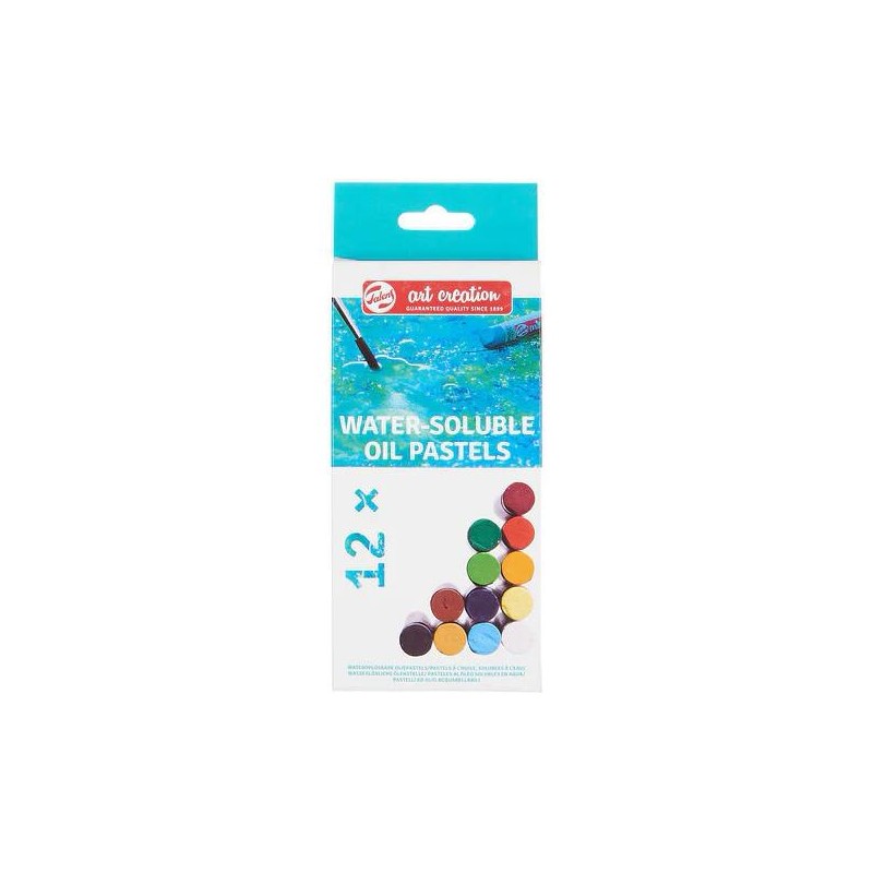 TALENS ART CREATION SET MULTITÉCNICA PASTELES AL ÓLEO SOLUBLES EN AGUA C/SURTIDOS 12 UD
