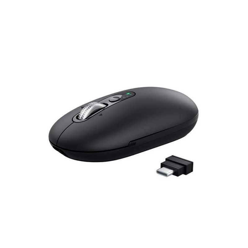 TRUST RATÓN SERON INALÁMBRICO 3200 DPI ULTRAFINO AMBIDIESTRO RECARGABLE NEGRO