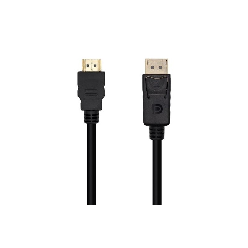 AISENS CABLE CONVERSOR DISPLAYPORT A HDMI DP/M - HDMI/M NEGRO 5,0M