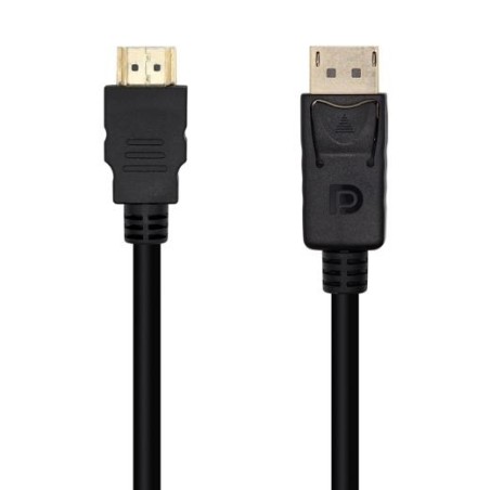 AISENS CABLE CONVERSOR DISPLAYPORT A HDMI DP/M - HDMI/M NEGRO 5,0M