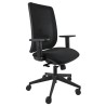 UNISIT SILLA RETRO 911 GIRATORIA SINCRO TRANSLAP C/RUEDAS REPOSABRAZOS AJUSTABLES TEJIDO NEGRO