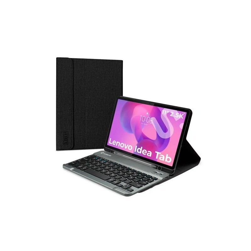 SUBBLIM FUNDA TABLET IDEA TAB 2025 11" CON TECLADO BLUETOOH NEGRO