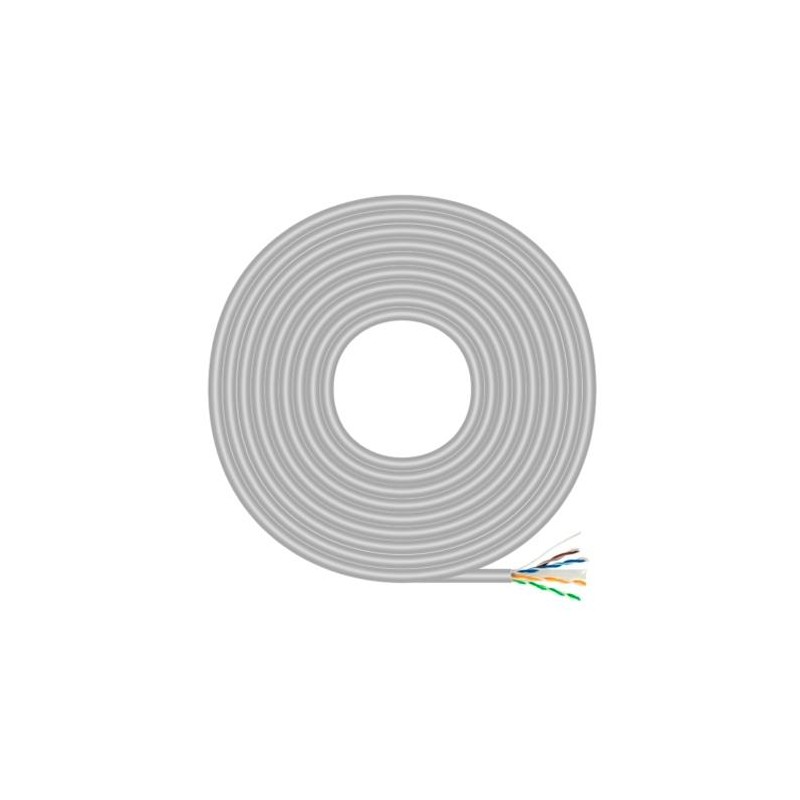 AISENS CABLE DE RED LATIGUILLO RJ45 CAT.6 UTP AWG23 GRIS 100M