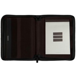 FINOCAM PORTADOCUMENTOS CREMALLERA SERIE 00 MOD.J955.3 A5 POLIÉSTER NEGRO