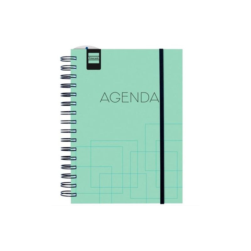 FINOCAM AGENDA INSTITUT PARA ESTUDIANTES ESPIRAL 4º-155X215MM SVV TURQUESA CURSO 2026-2027