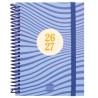FINOCAM AGENDA DIVA PARA ESTUDIANTES ESPIRAL 8º-120X164MM SVH OLAS CURSO 2026-2027