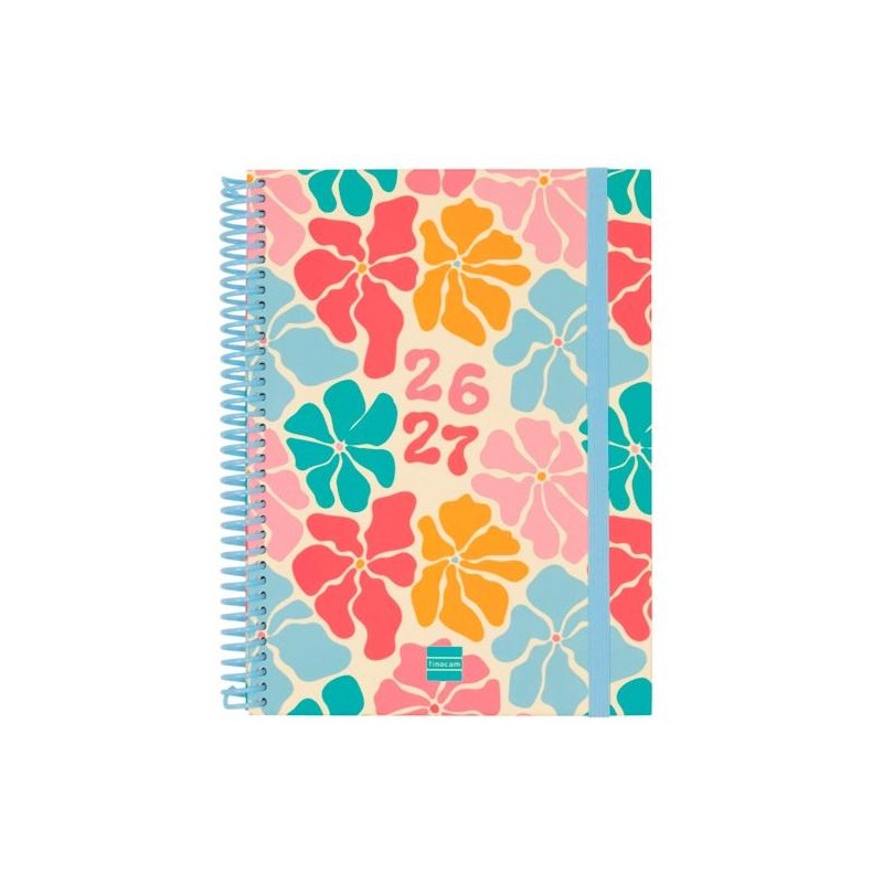 FINOCAM AGENDA DIVA PARA ESTUDIANTES ESPIRAL 4º-155X212MM SVH SPRING CURSO 2026-2027