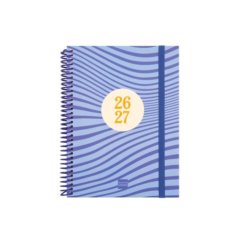 FINOCAM AGENDA DIVA PARA ESTUDIANTES ESPIRAL 4º-155X212MM SVH OLAS CURSO 2026-2027