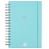 FINOCAM AGENDA HAIKU ESPIRAL 16M E10-155X212MM SVH TAPAS CARTÓN SUAVE AZUL 2026-2027