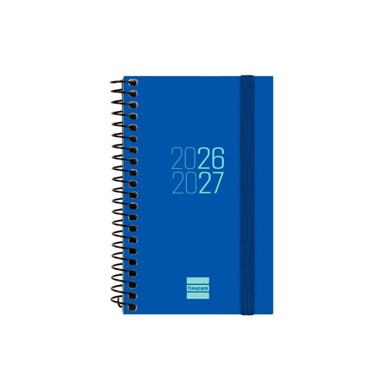 FINOCAM AGENDA ESPIR PARA ESTUDIANTES ESPIRAL E3-79X127MM SVH AZUL CURSO 2026-2027