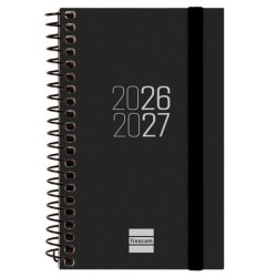 FINOCAM AGENDA ESPIR PARA ESTUDIANTES ESPIRAL E3-79X127MM SVH NEGRO CURSO 2026-2027