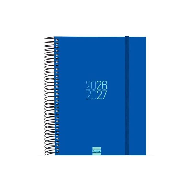 FINOCAM AGENDA ESPIR PARA ESTUDIANTES ESPIRAL E10-155X212MM 1DP AZUL CURSO 2026-2027