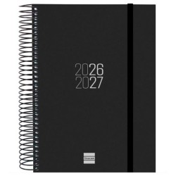 FINOCAM AGENDA ESPIR PARA ESTUDIANTES ESPIRAL E10-155X212MM 1DP NEGRO CURSO 2026-2027