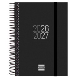 FINOCAM AGENDA ESPIR PARA ESTUDIANTES ESPIRAL E8-120X171MM 1DP NEGRO CURSO 2026-2027