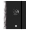 FINOCAM AGENDA ESPIR PARA ESTUDIANTES ESPIRAL E8-120X171MM 1DP NEGRO CURSO 2026-2027