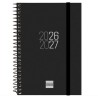 FINOCAM AGENDA ESPIR PARA ESTUDIANTES ESPIRAL E8-120X171MM SVH NEGRO CURSO 2026-2027