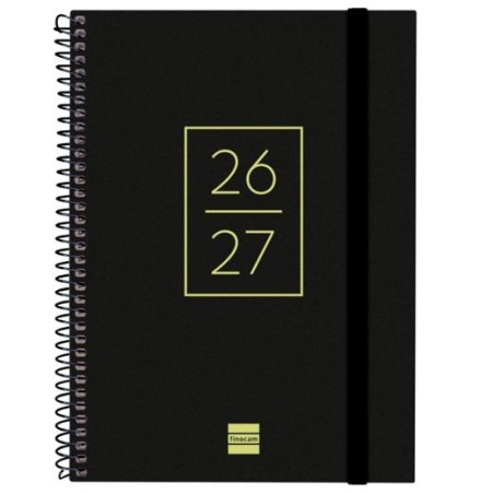 FINOCAM AGENDA SECUNDARIA PARA ESTUDIANTES ESPIRAL 4º-155X212MM SVH NEGRO CURSO 2026-2027