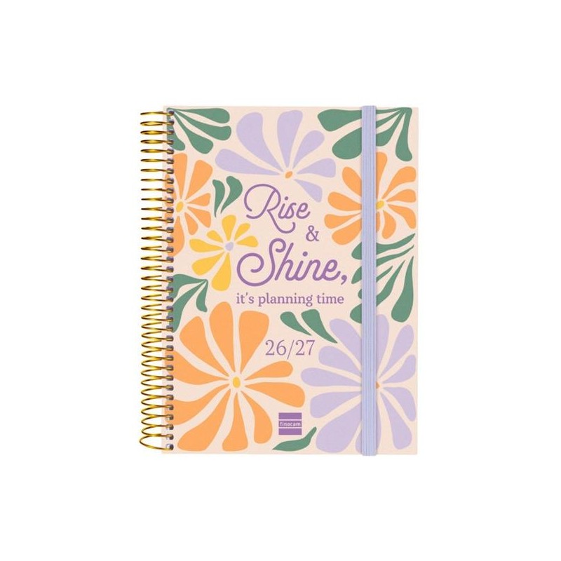 FINOCAM AGENDA SECUNDARIA PARA ESTUDIANTES ESPIRAL 4º-155X212MM 1DP SHINE CURSO 2026-2027