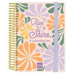 FINOCAM AGENDA SECUNDARIA PARA ESTUDIANTES ESPIRAL 8º-120X164MM 1DP SHINE CURSO 2026-2027