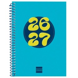 FINOCAM AGENDA COOL PARA ESTUDIANTES ESPIRAL 8º-120X164MM SVH AZUL CURSO 2026-2027