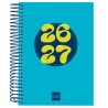 FINOCAM AGENDA COOL PARA ESTUDIANTES ESPIRAL 8º-120X164MM 1DP AZUL CURSO 2026-2027