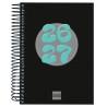 FINOCAM AGENDA COOL PARA ESTUDIANTES ESPIRAL 8º-120X164MM 1DP NEGRO CURSO 2026-2027