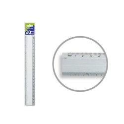 BISMARK REGLA ALUMINIO 20CM