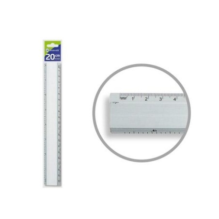 BISMARK REGLA ALUMINIO 20CM